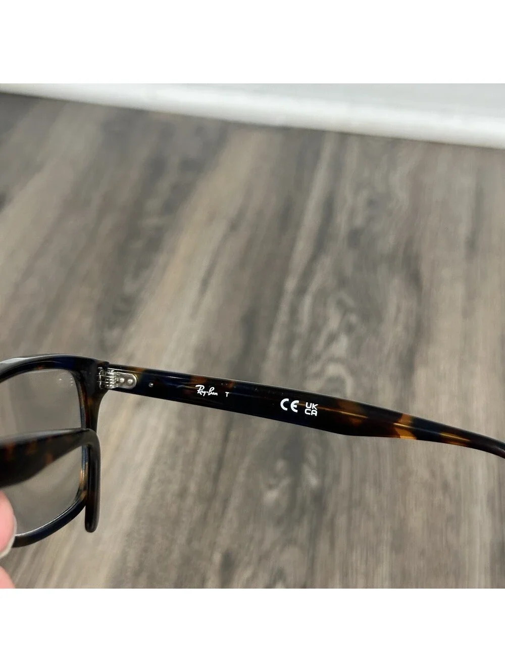 Rayban RB 5428 8174 HAVANA BLUE Square  Eyeglasses Frames 55-17-145 Frames Only